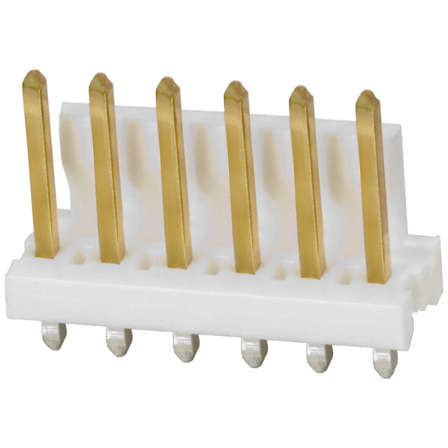 641208-6 TE Connectivity AMP Connectors  Embases à broches mâles